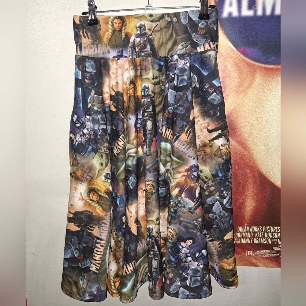 Legging Lass TW Mandelorian Print Skirt